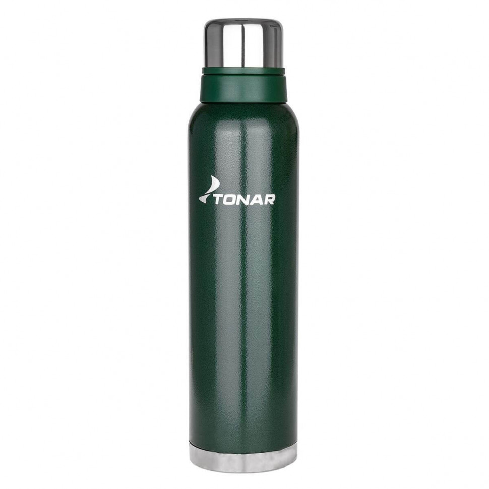 Термос (HS.TM-059-G) 1600ML с ситечком зеленый (2 крышки-кружки) TONAR